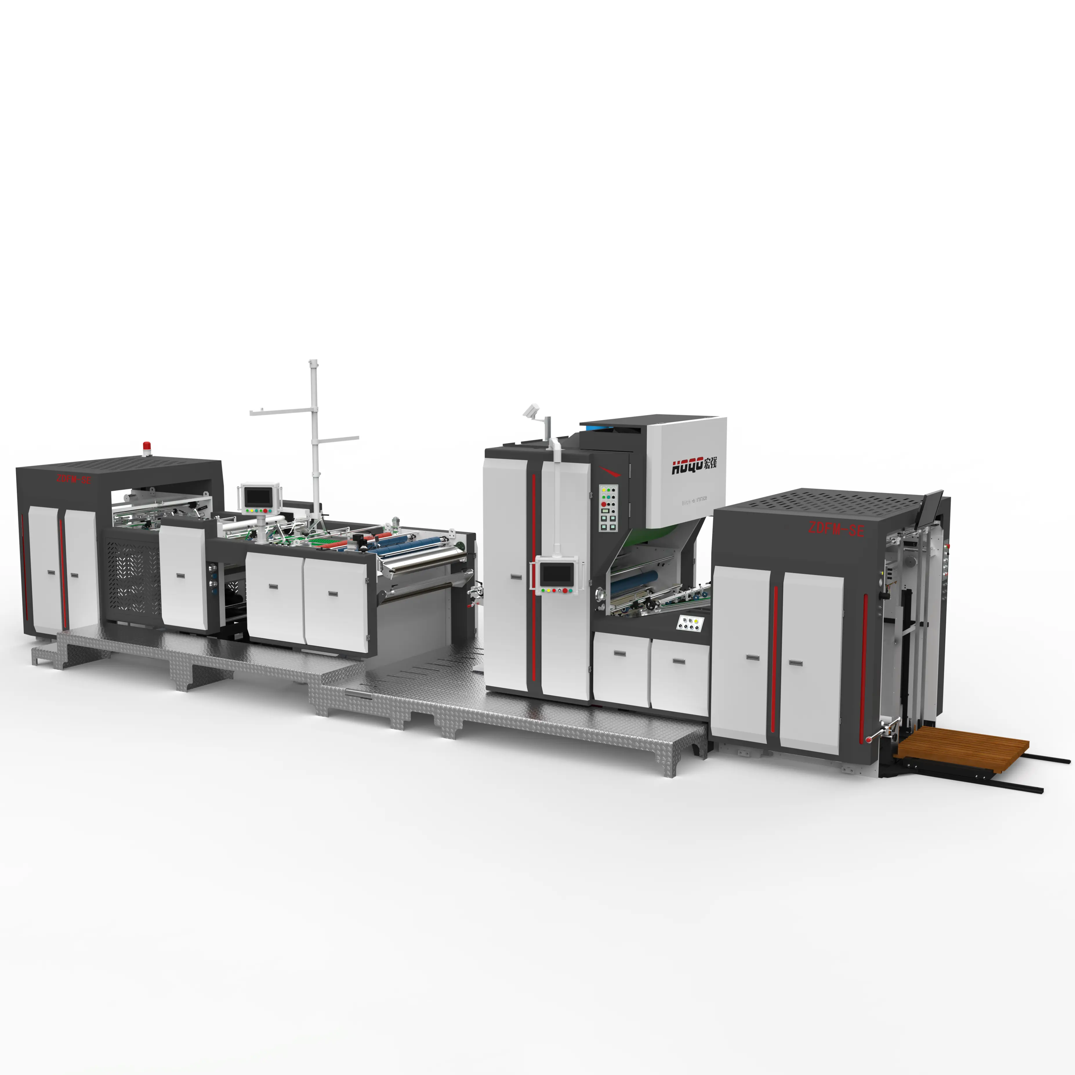 Meaisín Laminating Cabhradh Servo Chliste