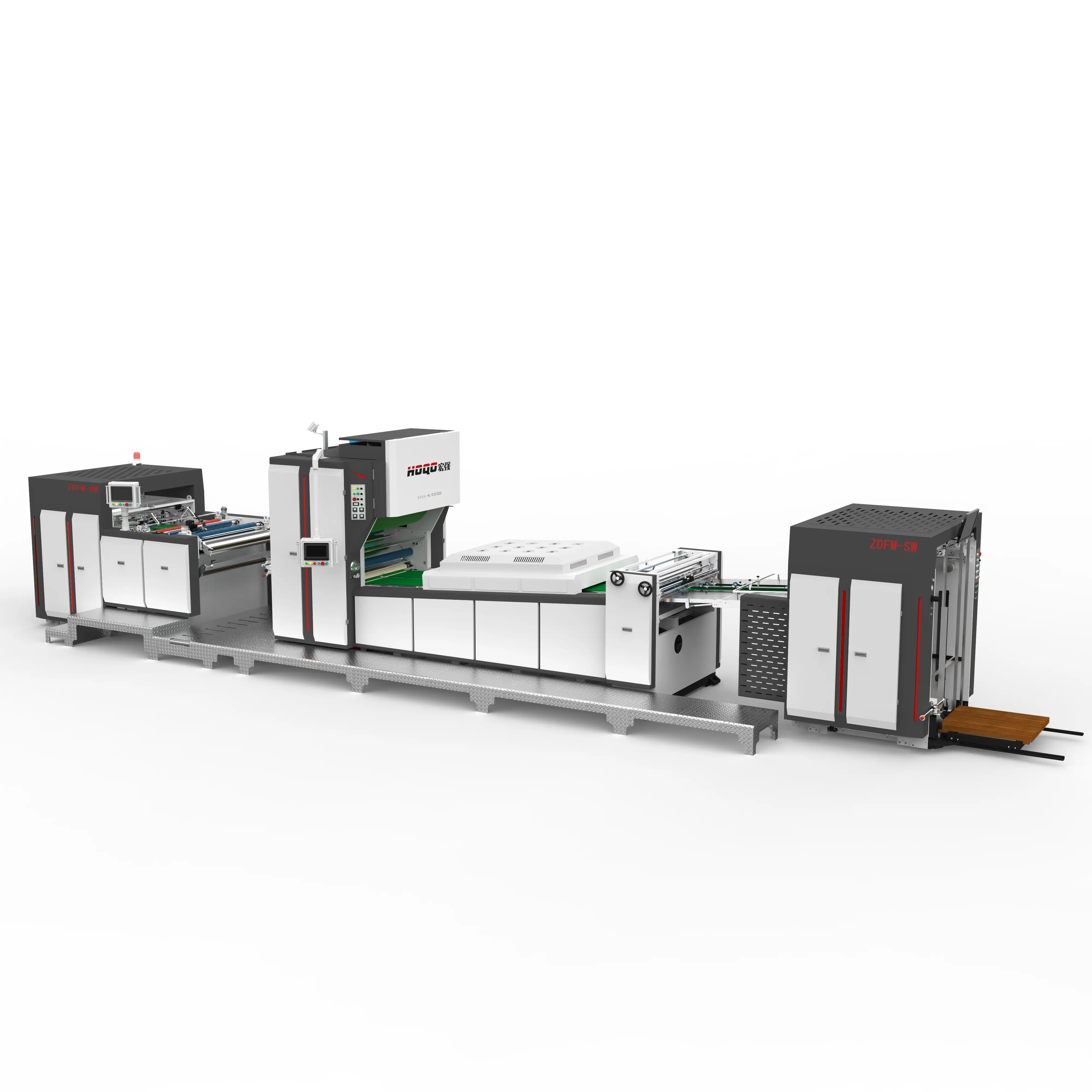Meaisín Laminating Fuinneog Servo Chliste