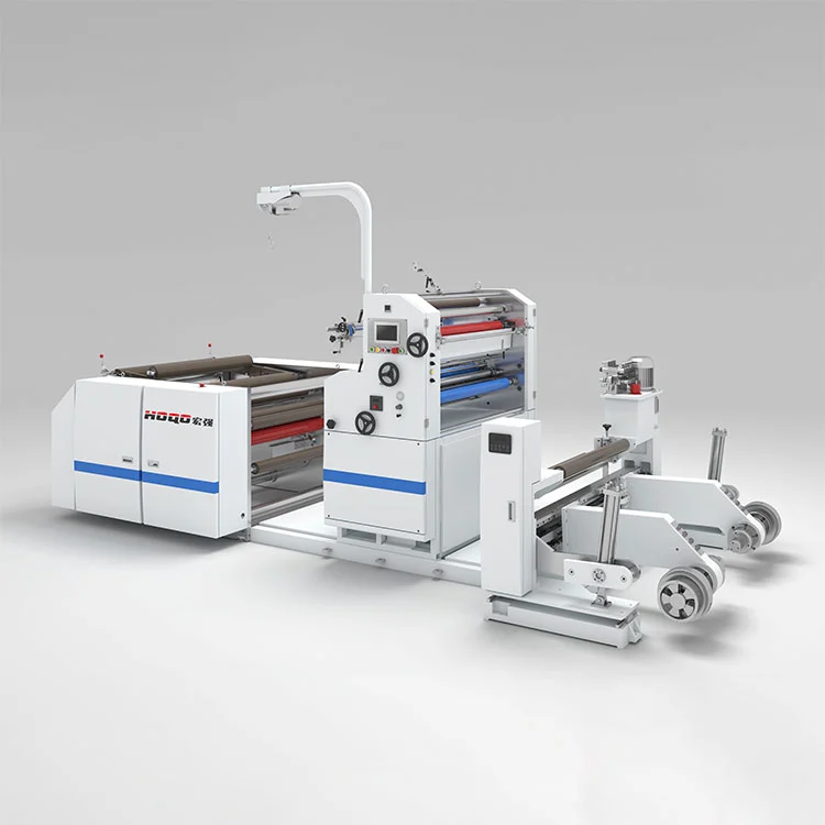 Roll-Páipéar Uathoibríoch Uiscebhunaithe Meaisín Laminating Fuar